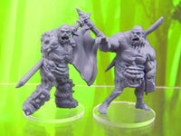 
              Undead Zombie Orc Pair Mini Miniatures 3D Printed Model 28/32mm Scale RPG
            