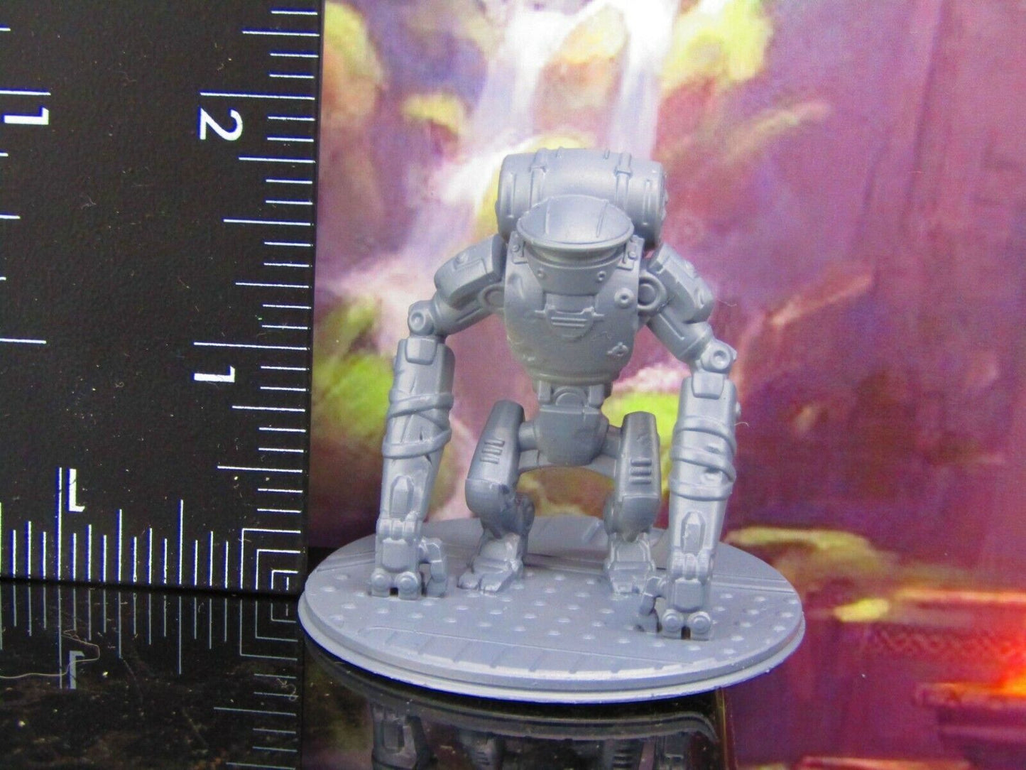 Scrapyard Bot Junkyard Robot Mover Mini Miniature Model Character Figure