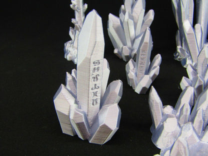 Crystal Cavern Cave Scatter Terrain Scenery 3D Printed Mini Miniature Model