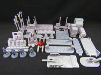 
              40pc Security Military Checkpoint Gate w/ Truck, Cargo & Minis Scenery SciFi
            