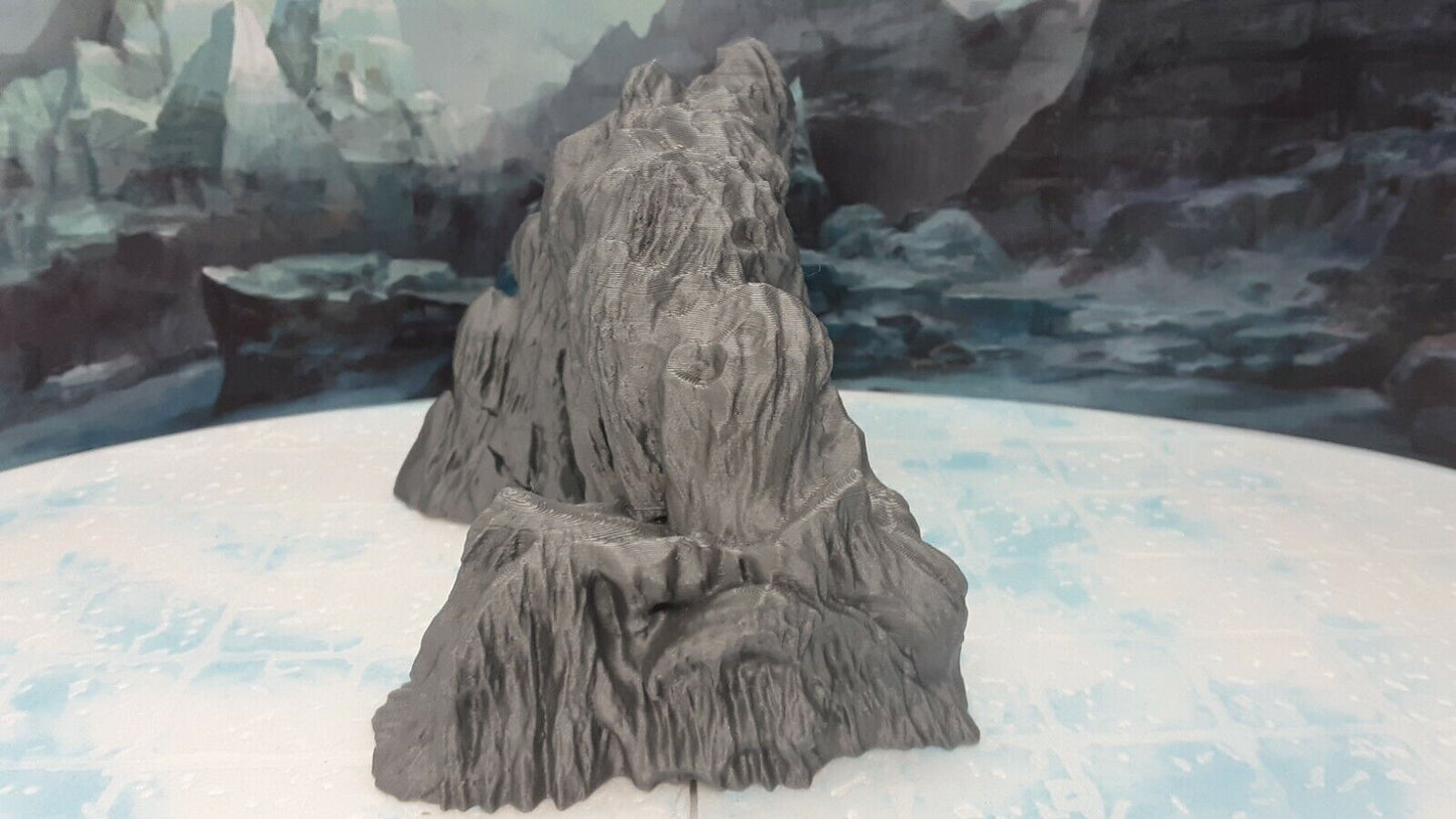 Snowy Mountain Icy Archway Scatter Terrain Scenery 28mm Dungeons & Dragons