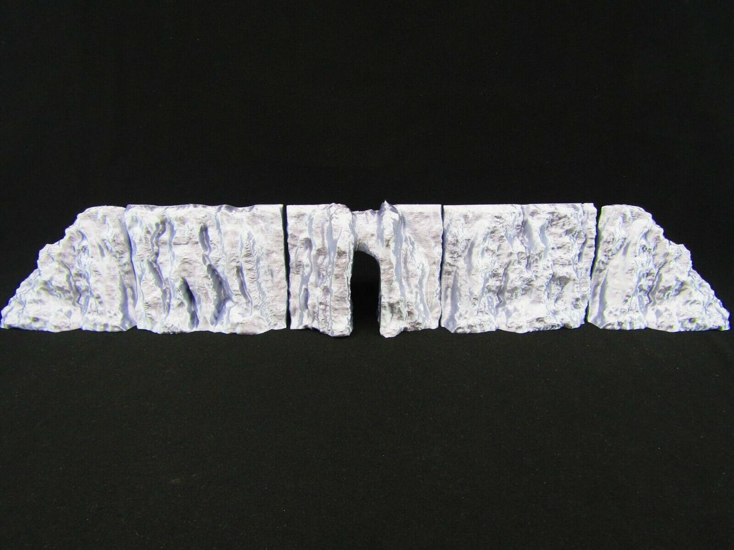 5pc Slit Opening Modular Cliff Scatter Terrain Scenery 3D Printed Mini Miniature