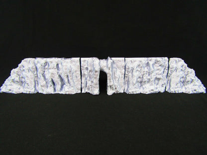 5pc Slit Opening Modular Cliff Scatter Terrain Scenery 3D Printed Mini Miniature