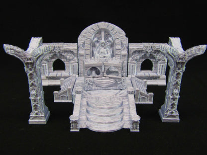12pc Holy Altar & Religous Artifact Scatter Terrain Scenery 3D Printed Mini