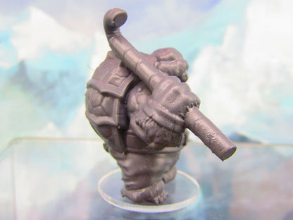 Holly Jolly Christmas Holiday Tortle Mini Miniature Figure 3D Printed Model