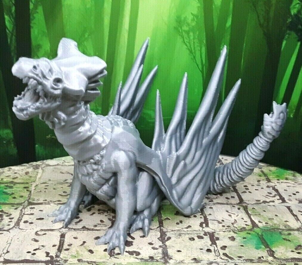 Forest Dragon Figure Miniature Model Mini Dungeons & Dragons 28mm 3D Printed