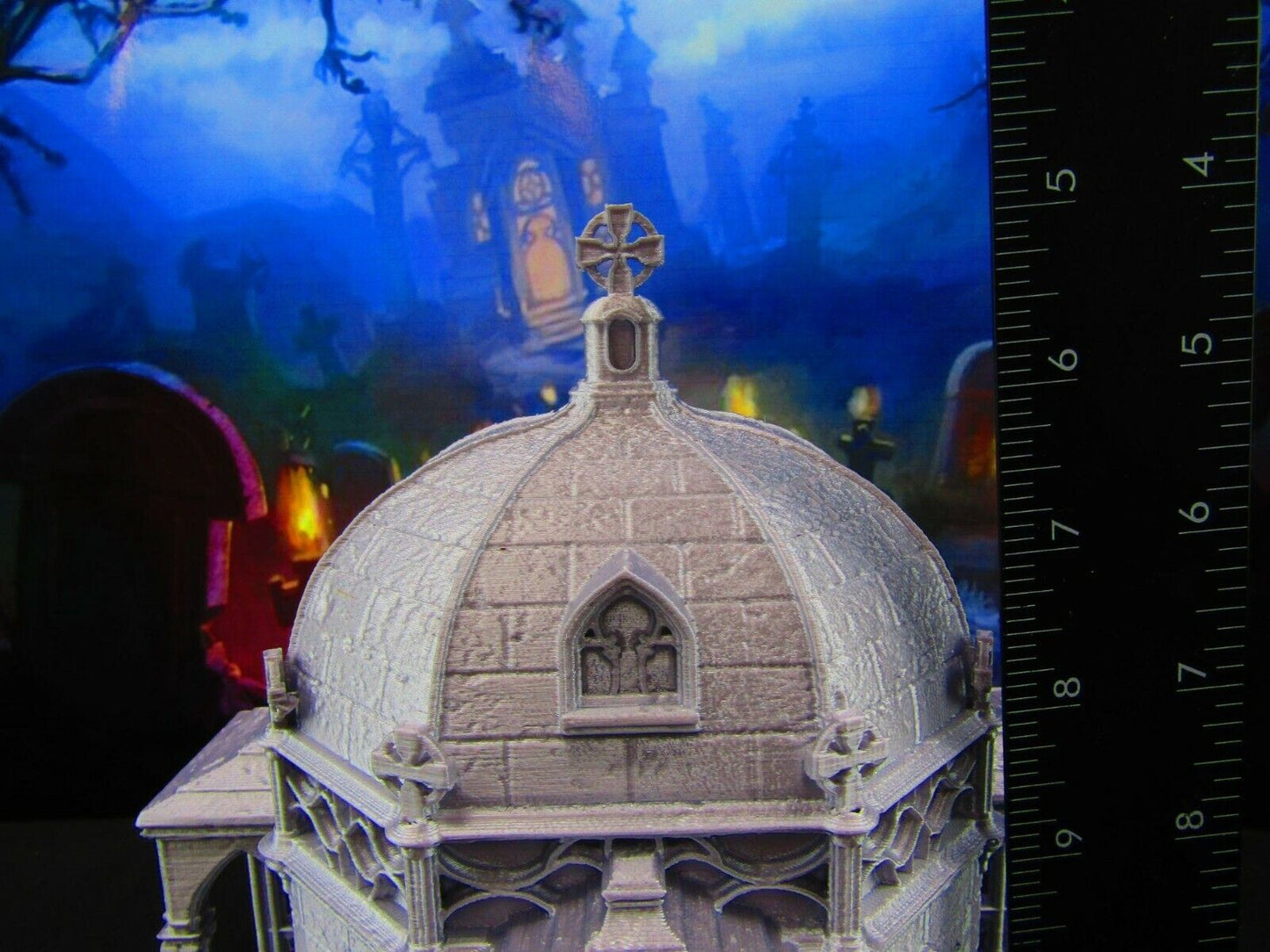 Large Domed Mausoleum for Graveyard / Cemetery Scatter Terrain Scenery 3D Print