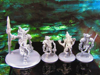 
              4pc Undead Skeleton Minotaur Set Mini Miniature Model Character Figure
            