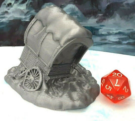 Broken Down Snowy Wagon Scatter Terrain Set Scenery 28mm Dungeons & Dragons