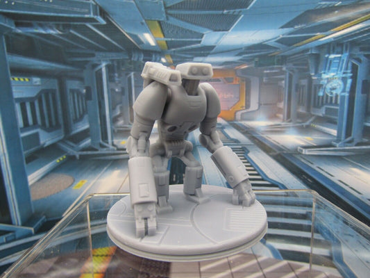 Modded R-Cee Loader Robot Droid w/ Shoulder Cannon Mini Miniature 3D Printed