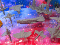 
              14pc Harmonium Alliance Military Space War Gaming Set w/ Flight Stands & Rods
            