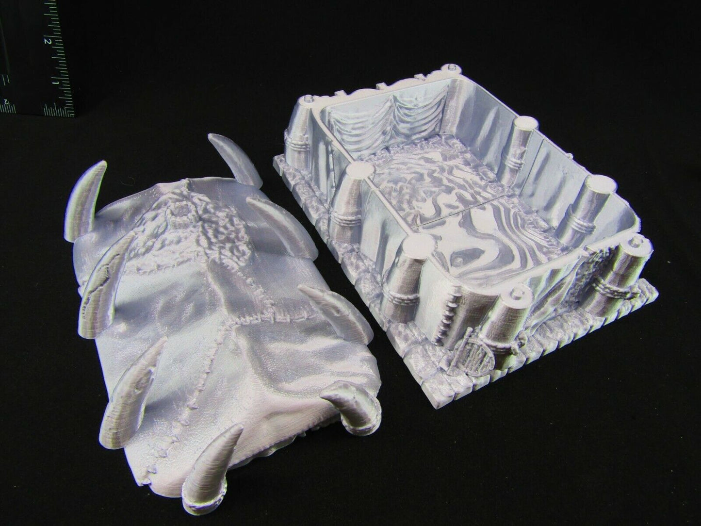 Large Barbarian Gathering Hall Tent Scatter Terrain Scenery 3D Printed Mini