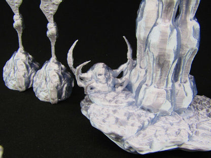 Demon's Lair Abyss Scatter Terrain Scenery 3D Printed Mini Miniature Model