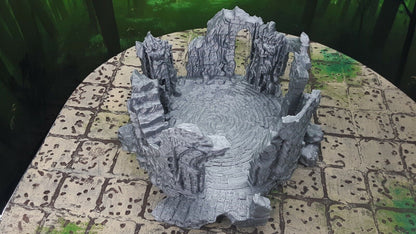 Altar Building Ruins Scatter Terrain Scenery 28mm Dungeons & Dragons 3D Printed