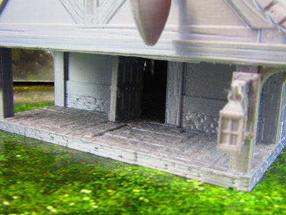 Bar Tavern Pub Shop Inn Building Scatter Terrain Scenery 3D Printed Model