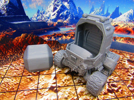 Rover Explorer Truck ATV Vehicle Terrain Scenery Miniature 3D Printed Model