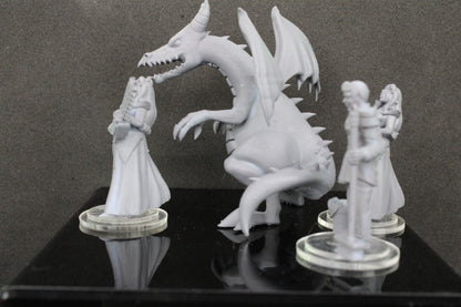 4pc Sleeping Beauty Prince Charming Dragon Mini Miniature Gaming Wargaming D&D