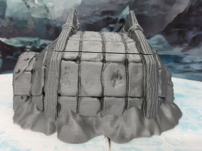 Ice Igloo Tribal Hut Scenery Terrain Miniature Mini Model Dungeons & Dragons D&D