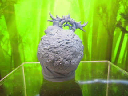 Druid Hermit Dwarf w/ Chicken for a Hat Mini Miniature 3D Printed Model 28/32mm