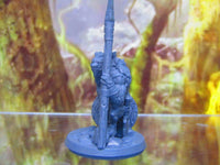 
              Hyenaman Fighter Warrior Soldier w/Spear/Shield Mini Figure 3D Printed Model
            