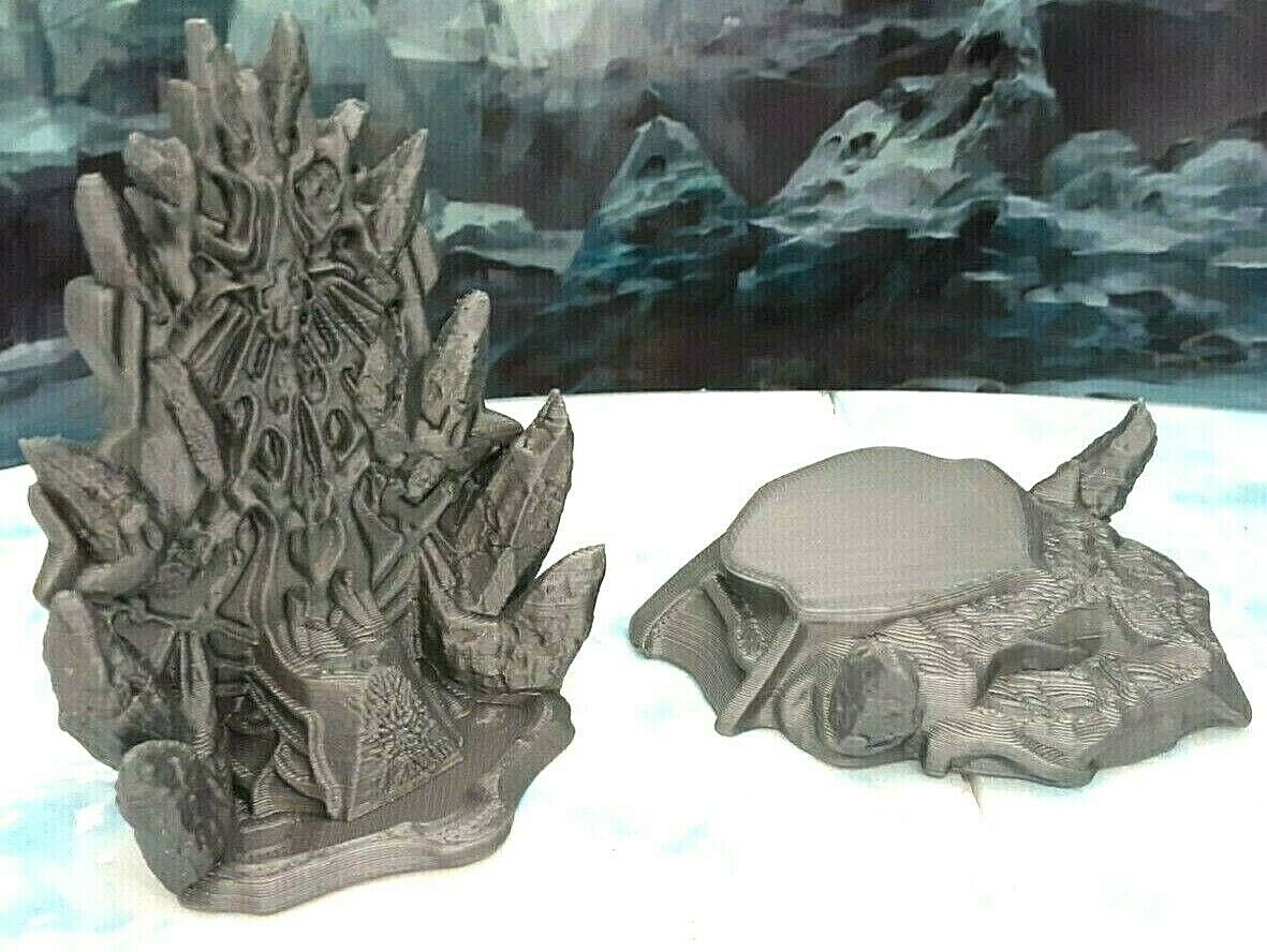 Icy Shard Throne w/ Dais Scatter Terrain Set Scenery 28mm Dungeons & Dragons