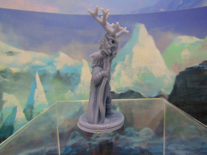 Druid Santa Claus Saint Nick w/ Reindeer Set 28mm Scale Figure RPG Fantasy Games