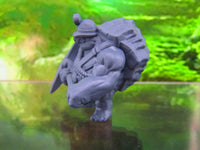 
              Tortle Miner w/ Pickaxe Mini Miniatures 3D Printed Model 28/32mm Scale RPG
            