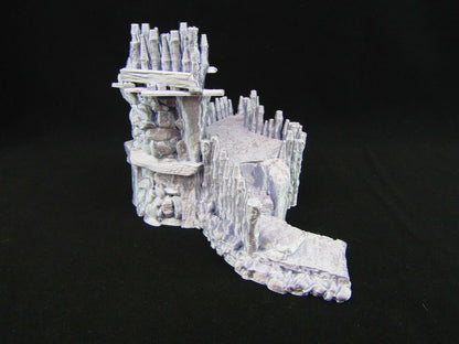 Goblin Hideout Watchtower w/ Underground Burrow Hideout Scatter Terrain Scenery