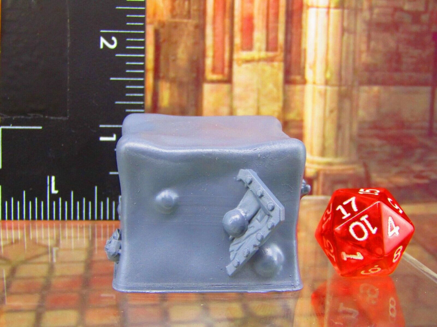 Jelly Cube Man Eating Monster Mini Miniature Figure 3D Printed Model 28/32mm