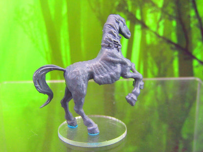 Undead Steed Hell Horse Mini Miniature Figure 3D Printed Model 28/32mm Scale RPG