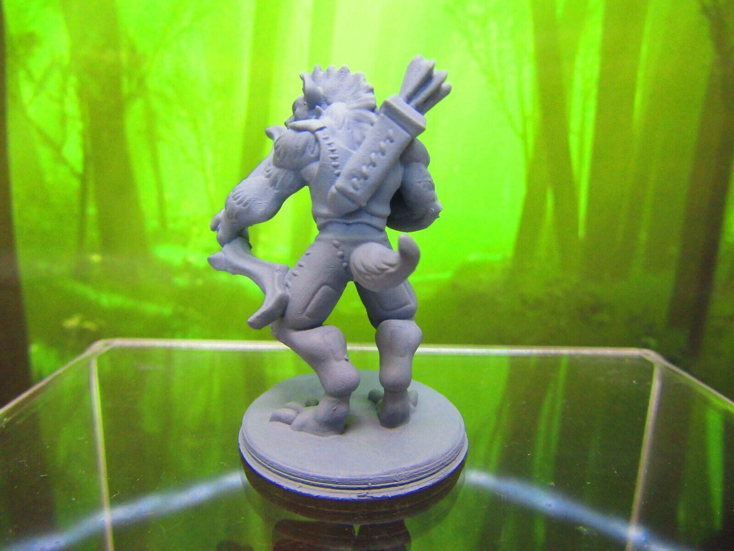 Gnoll Bowman Archer Monster Mini Miniature 3D Printed Model 28/32mm Scale