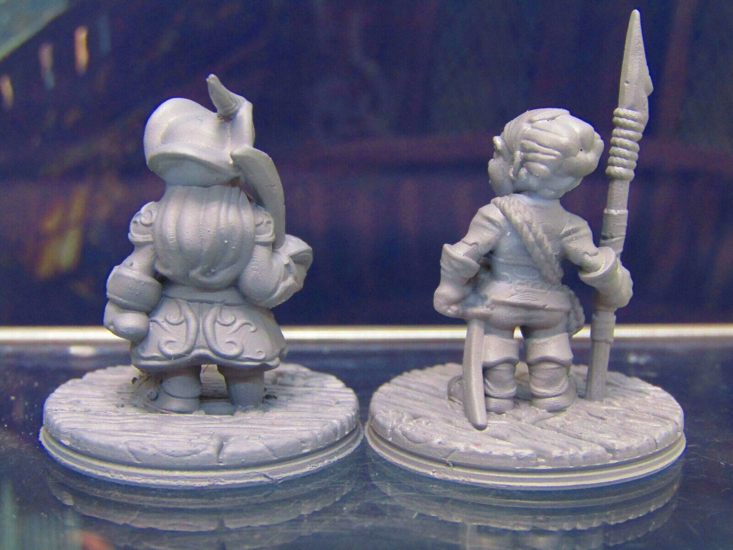 Gnome Female Pirate Captain / First Mate Mini Miniature Figure 3D Printed Model
