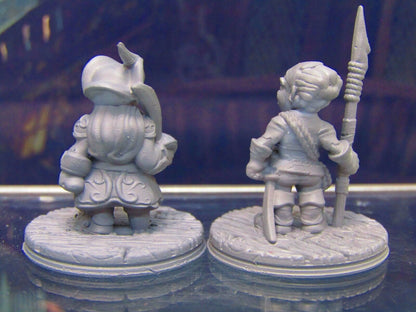 Gnome Female Pirate Captain / First Mate Mini Miniature Figure 3D Printed Model