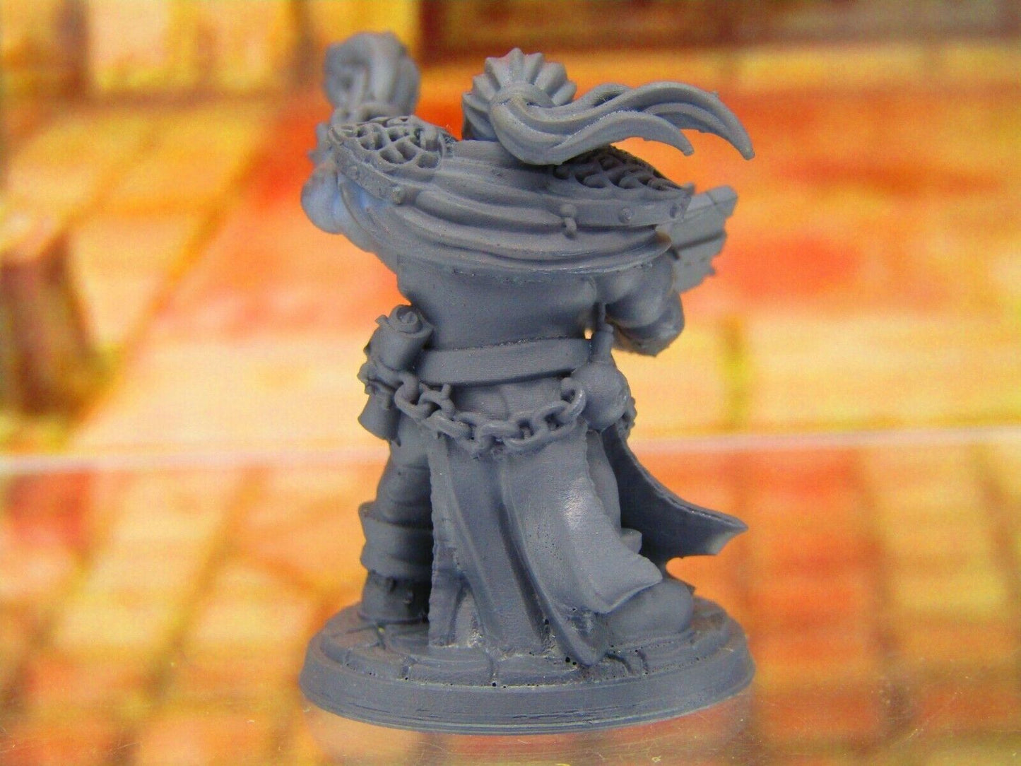 Kenus Soulstealer Necromancer Wizard Sorcerer Dwarf Mini Miniature 3D Printed
