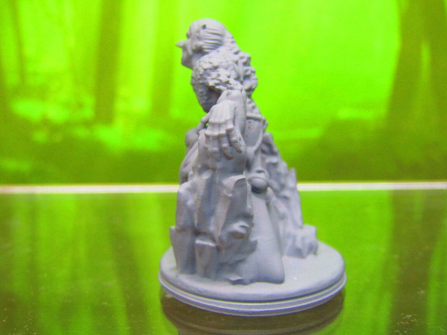 Evil Witch Sorceress Female Wizard Enchantress Mini Miniature 3D Printed Model