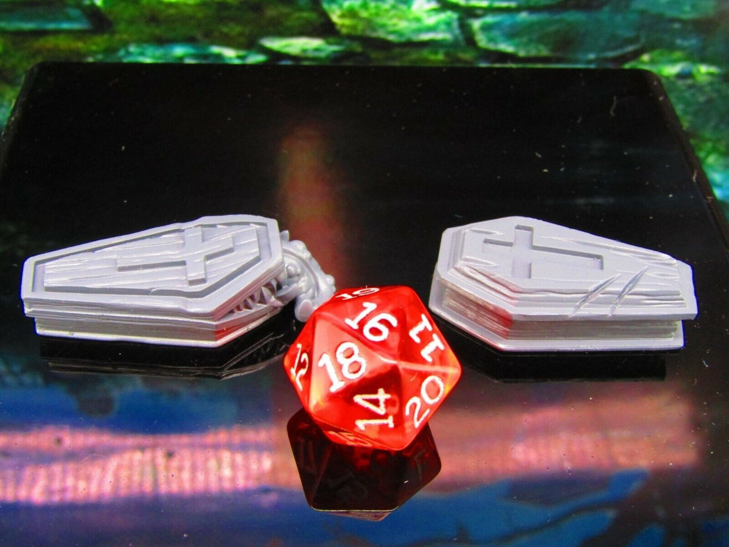 Coffin Casket Graveyard Mimic Monster Pair C Mini Miniature Model Character