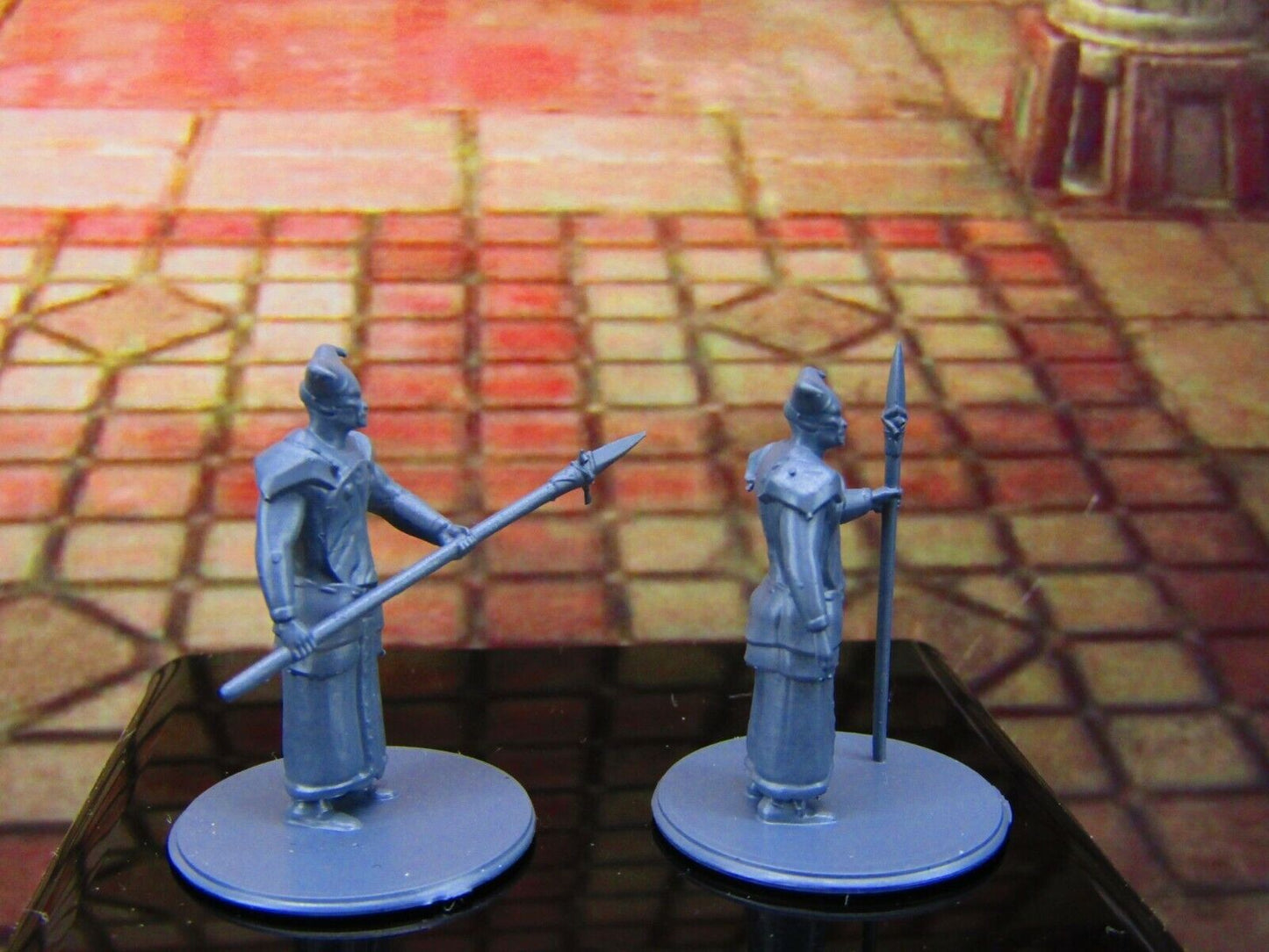 Devout Masked Demonic Cultist Guard Pair Mini Miniature Model Character Figure