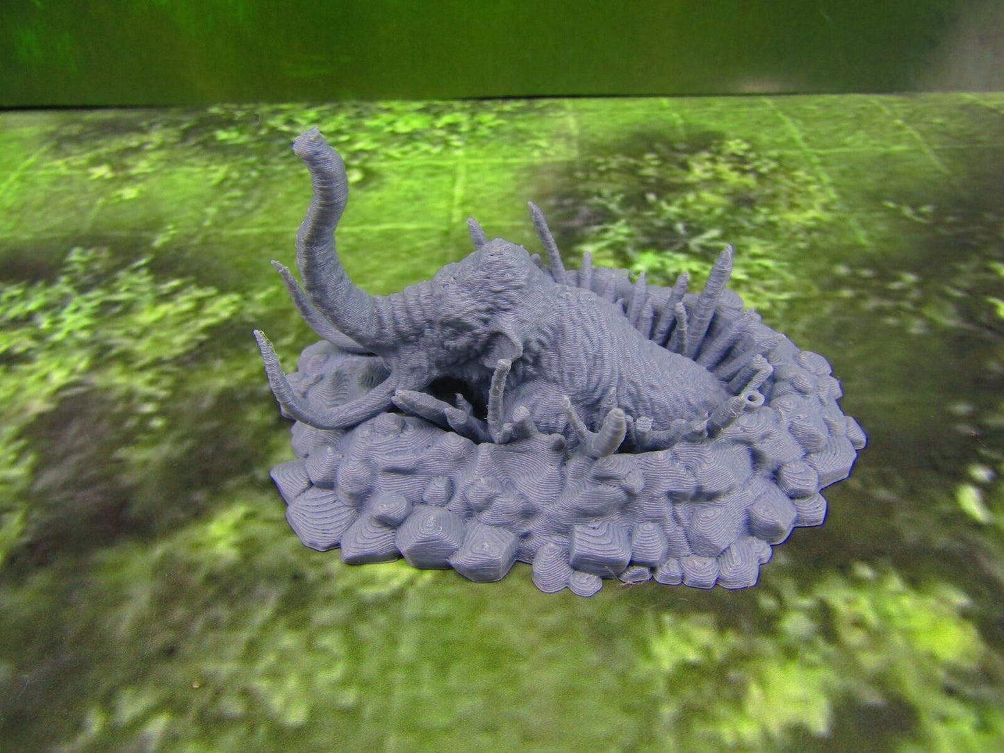 Prehistoric Trapped Mammoth in Spike Pit  Scatter Terrain Scenery Mini Miniature