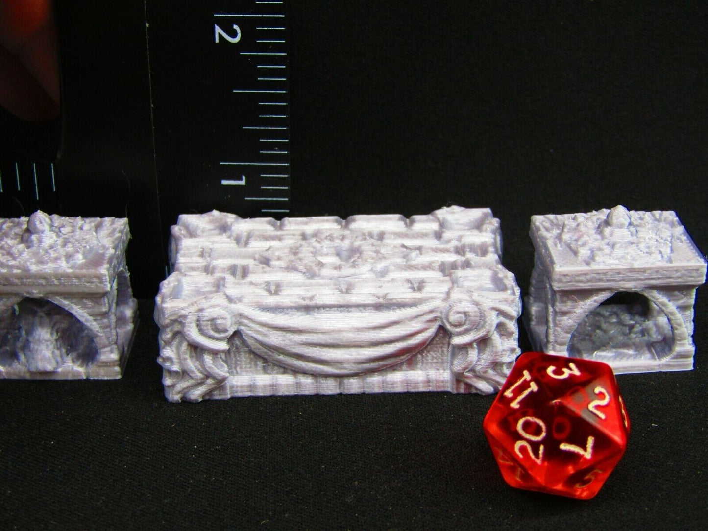Holy Altar & Religious Artifacts Scatter Terrain Scenery 3D Printed Mini