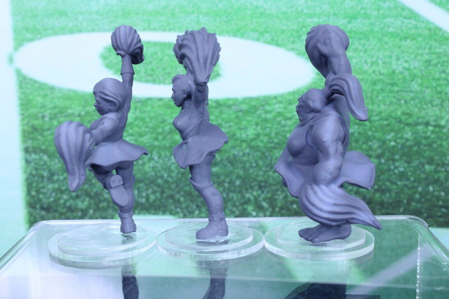 6PC Cheerleaders Mini Miniature RPG Tabletop Blood Fantasy Football Bowl Team