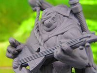 
              Tortle Bard Musician w/ Guitar Mini Miniatures 3D Printed Model 28/32mm Scale
            