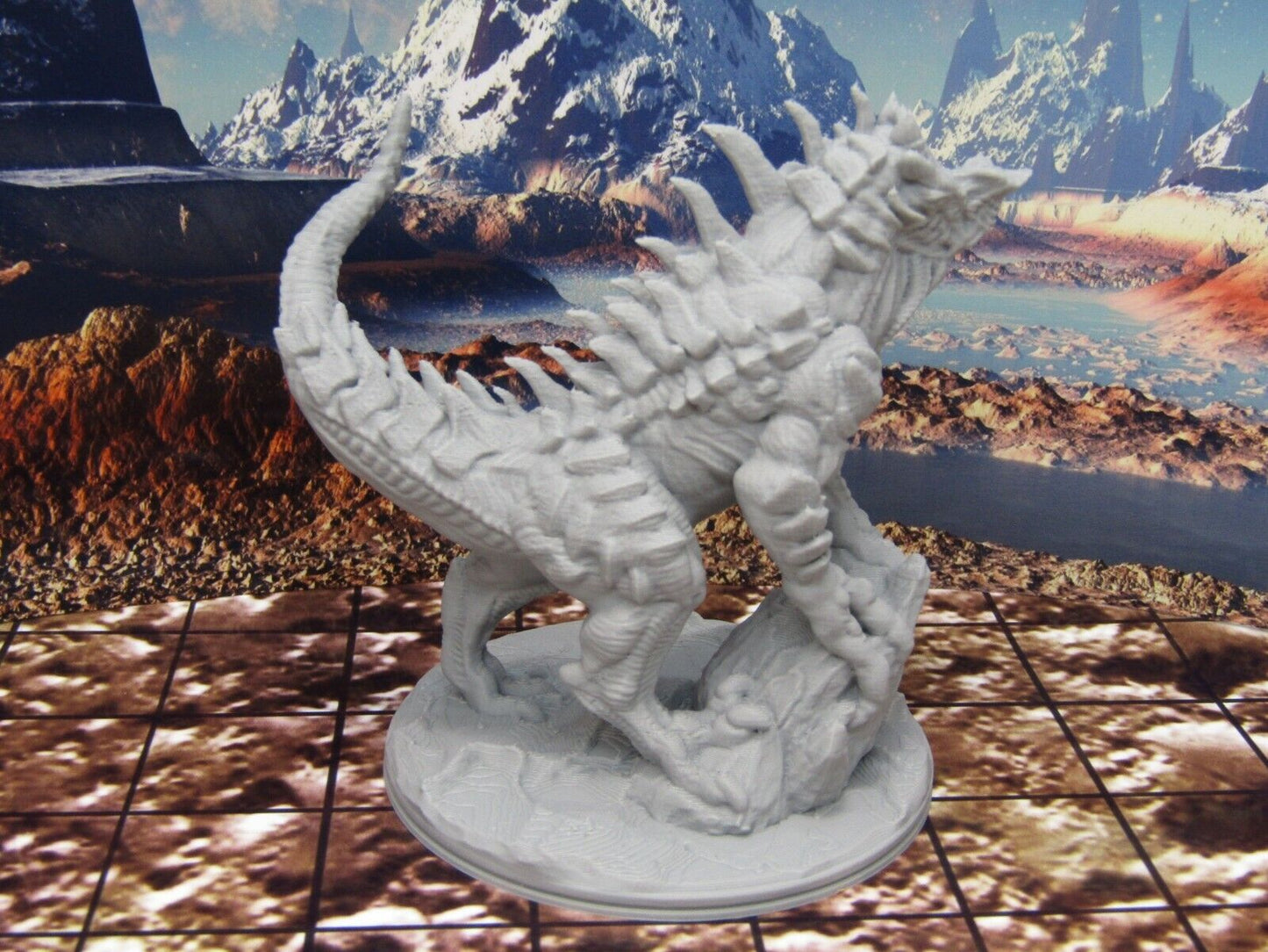 Apex Predator Reptilian Beast Monster Encounter Mini Miniature Figure 3D Printed