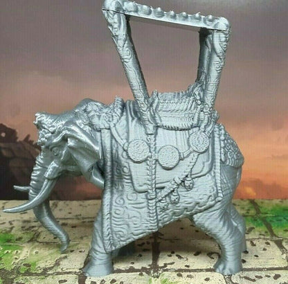 Howdah Saddles Riding Elephant Mini Miniature Figure 28-32mm Tabletop Gaming