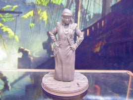 Female Fishmonger Seaside Fisher's Wife Mini Miniature Figure 3D Printed Model