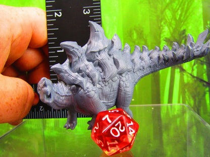 Gravespine Stegosauras B Dinosaur Mini Miniature Figure 3D Printed Model 28/32mm