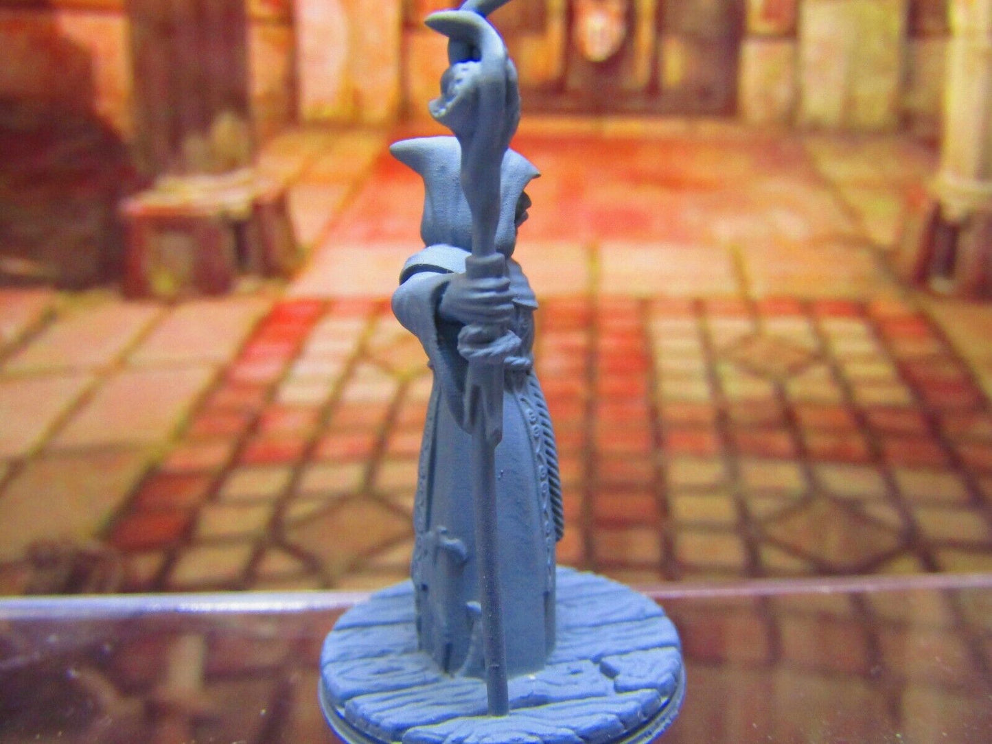Elder Wizard Sorcerer Wiseman Mini Miniature 3D Printed Model 28/32mm Scale