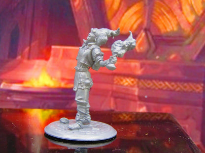 Female Alchemist Alchemy Mad Scientist Mini Miniature Model Character Figure
