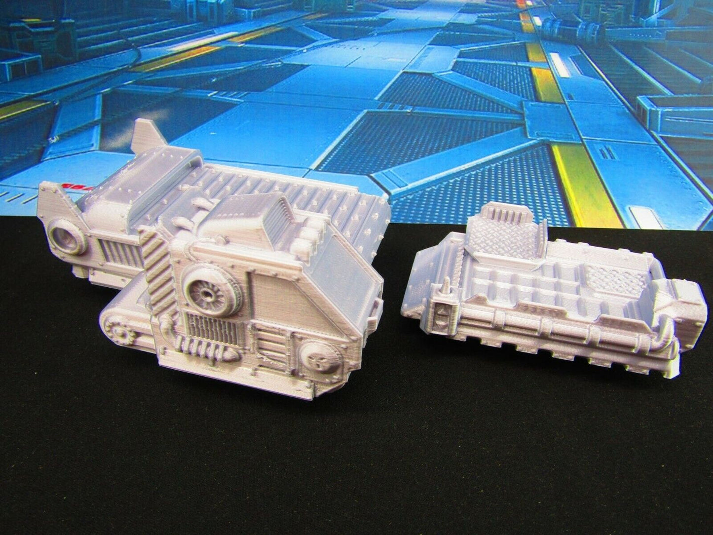 Hover Mover & Crusher Mining Construction Equipment Scenery Scatter Terrain 3D