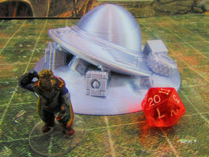 Crashed Junkpile UFO Spaceship Scatter Terrain Scenery Wasteland Apocalypse