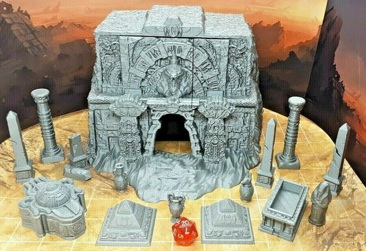 20 Piece Egyptian Tomb Mummy Pharaoh Encounter Set Scatter Terrain Scenery